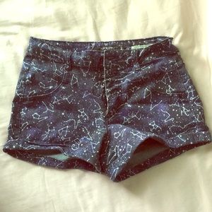 High Rise Galaxy Shorts